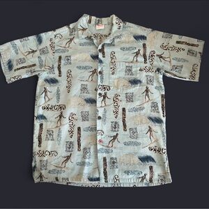 Go Barefoot  Men’s Vintage Hobie Hawaiian-style shirt Size M